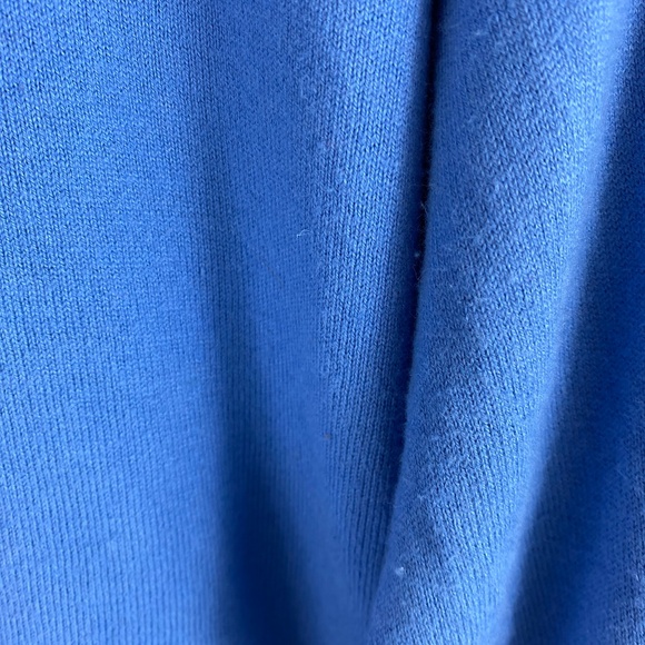 Talbots Sz XL 14 16 Cardigan Sweater Blue Career Casual Cotton Cashmere - Picture 3 of 6